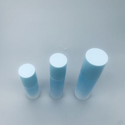 جودة  Blue Plastic Cosmetic Airless Pump Bottles For Essential Oil مصنع